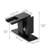 Bathroom Sink Faucet LED Light 3 Colors Changing Waterfall Glass Spout Hot Cold Water Mixer Single Handle One Hole Deck Mounted Bathroom Faucet-121290963