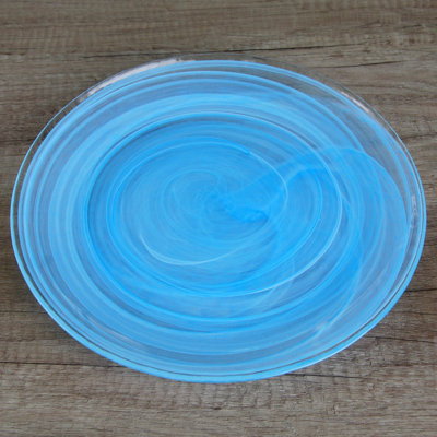 Assiette plate 11 po nuage