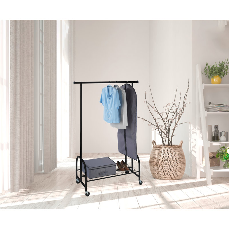 121cm Rolling Clothing Rack