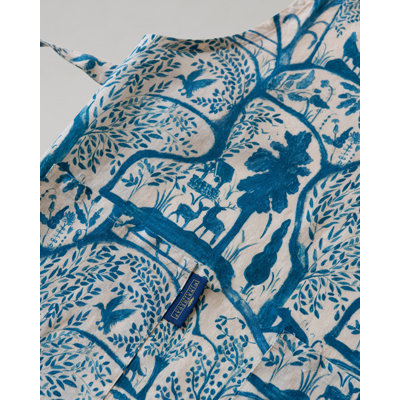 THE ENCHANTED WOODLAND DUSK BLUE APRON