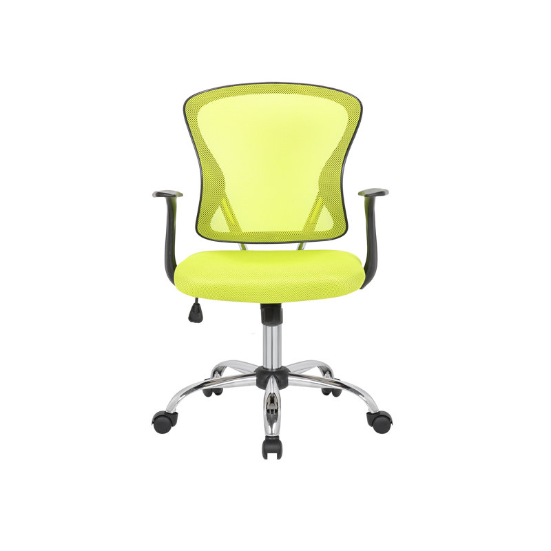 Mesh Office Chair, Green, Fixed