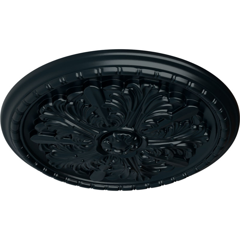 Médaillon de plafond H 17,125 po x l 17,125 po Washington, Belladone