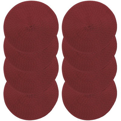 Darien Polypropylene Plastic Round Placemat