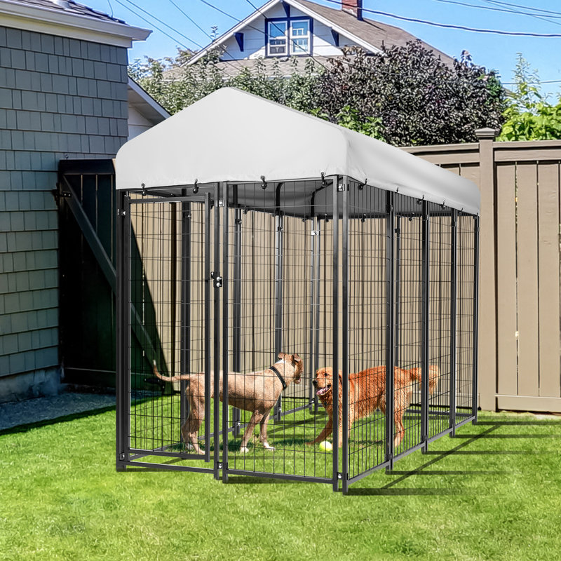 4 * 6Ft Type de boîtier 12Pcs Fer + PE Housse imperméable pour animal de compagnie