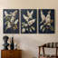 Floral Study Series LII - Ensemble de 3 toiles tendues avec châssis - Prêt à être accroché-107312110