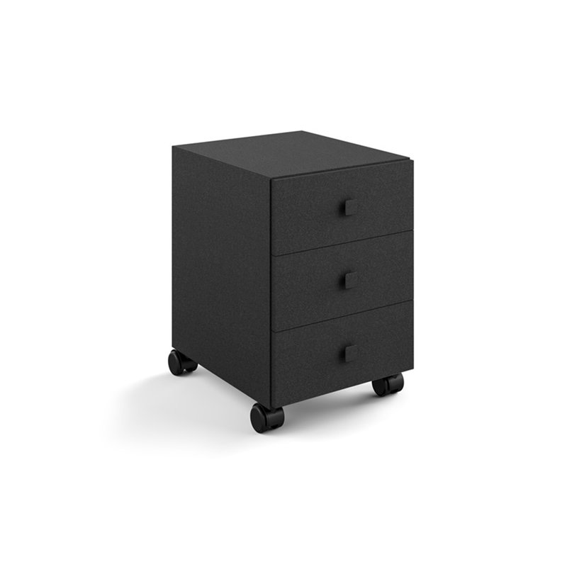 Runner Metal Bathroom Cabinet, Black