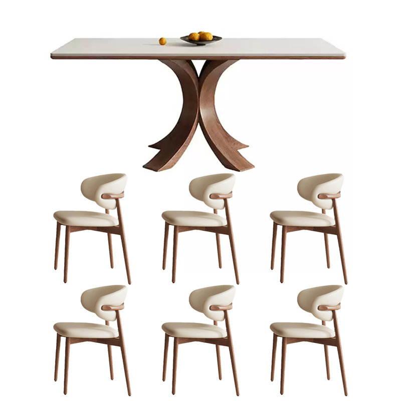 Table de salle à manger Rock, H 29,53 po x L 62,99 po x l 31,5 po
