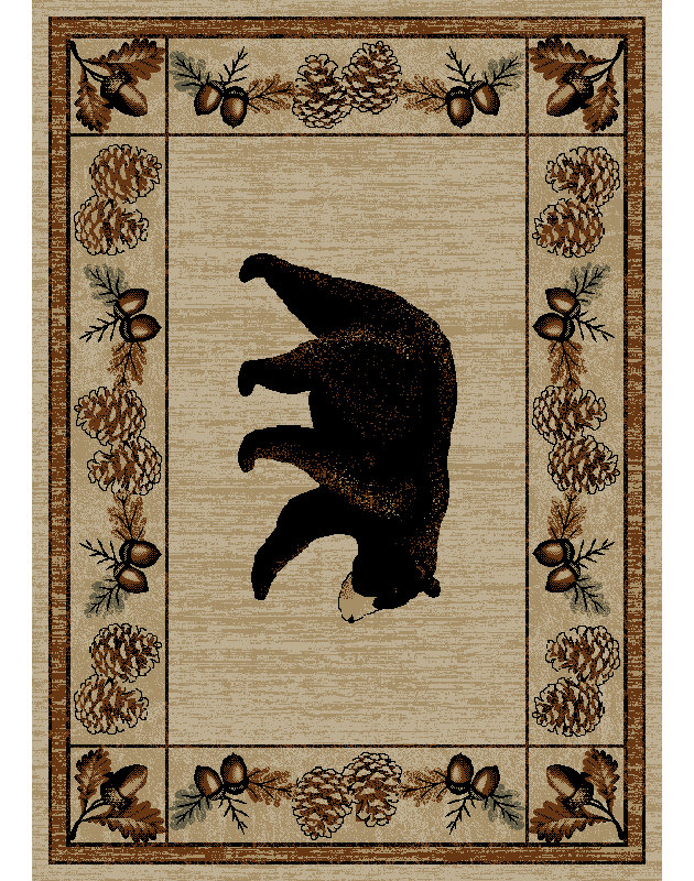 Acorn Trail Antique, Tapis de couloir 2 pi 3 po x 7 pi 7 po