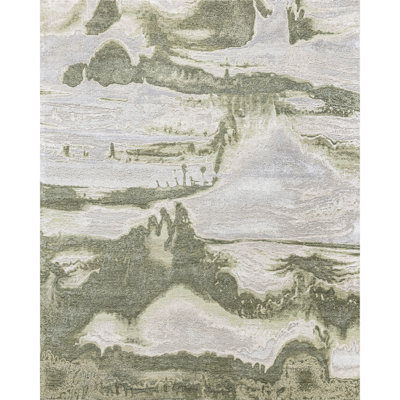 Tapis rectangulaire noué à la main