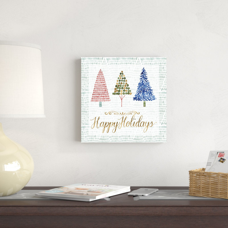 Arbre de Noël fantaisie I, H 12 po x l 12 po x P 1,25 po