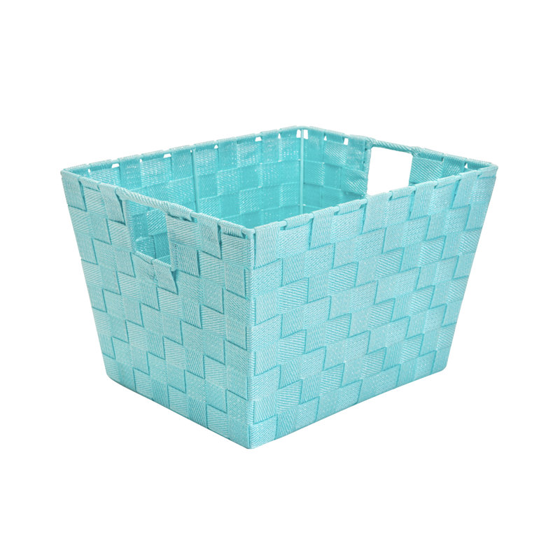 Simplify Fabric Box, Mint, 8" H x 12" W x 10" D