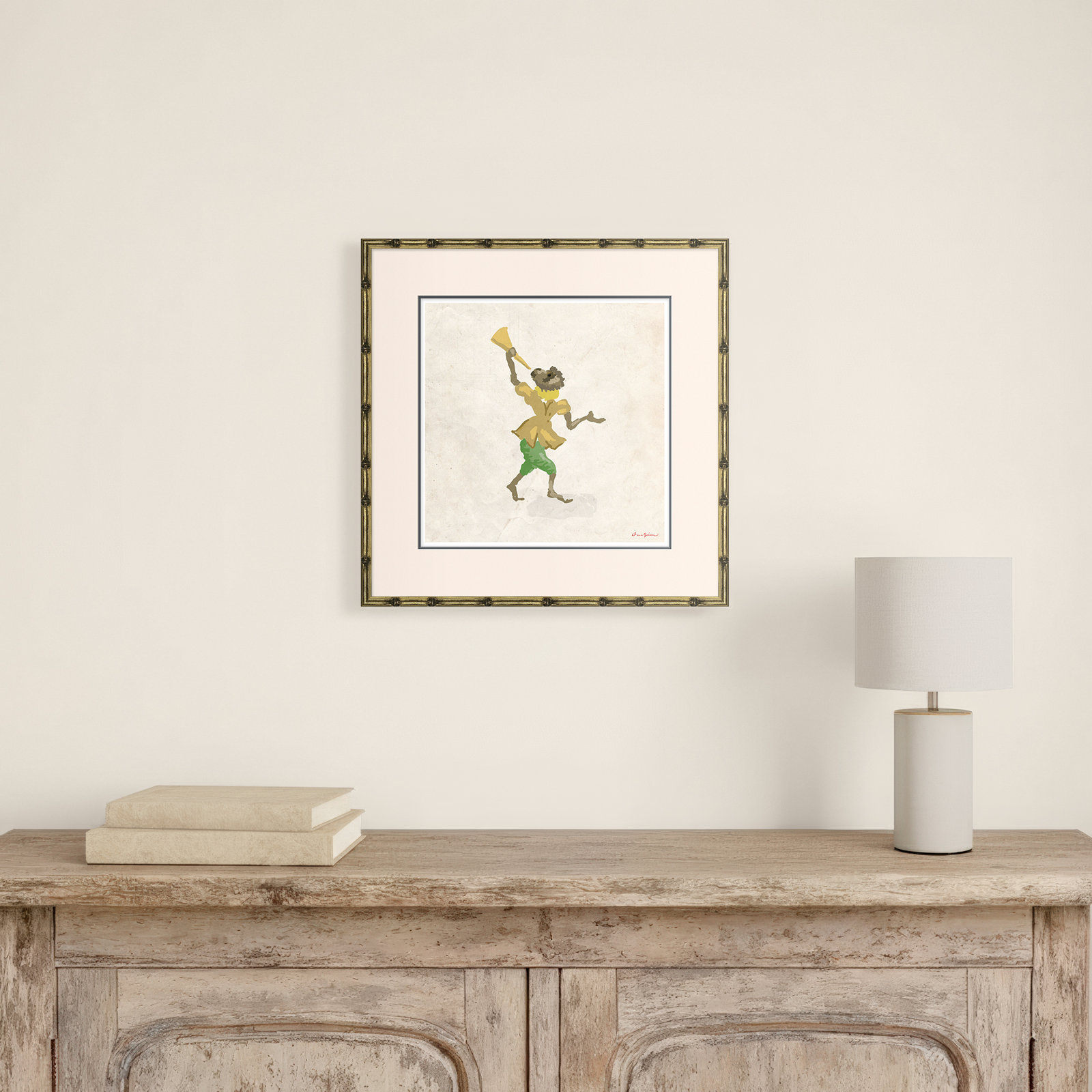Dana Gibson "Horn" Print