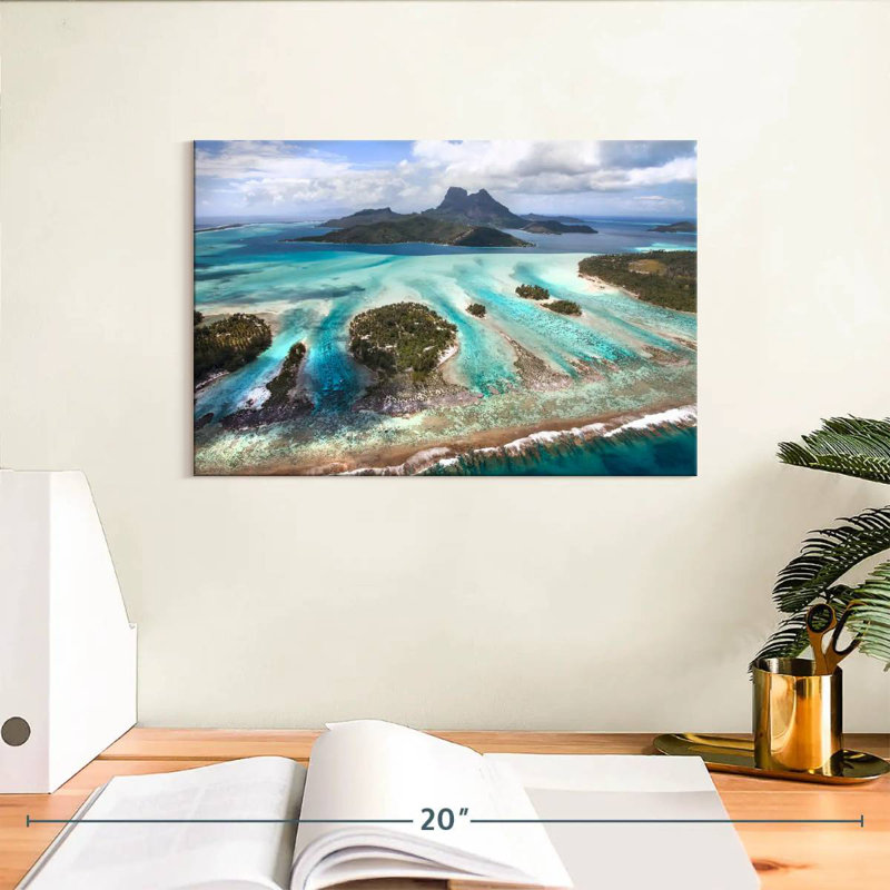 Gillard Bora Bora Lagoon, H 8 po x l 12 po