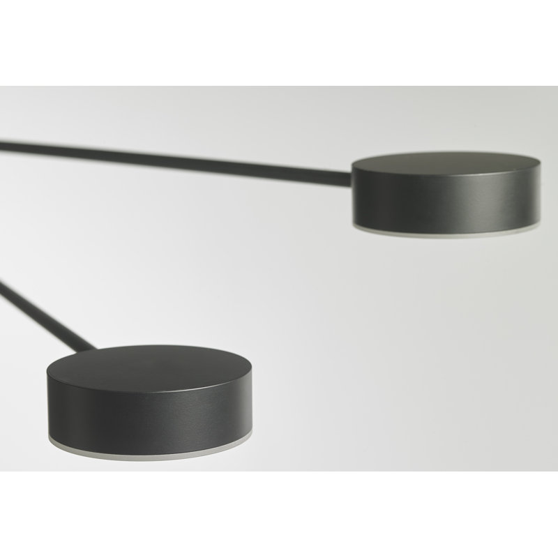 Ambriz 3 - Light LED Unique/Statement Pendant, Black