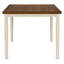 Ensemble de salle à manger 6 pièces avec 4 chaises et banc Classic