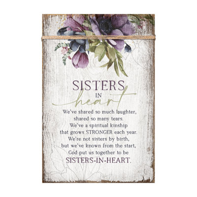 Sisters In Heart Wall Décor