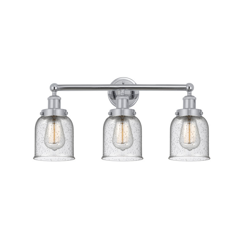 Éclairage de salle de bain à intensité variable à 3 lumières Armoni, Mercurisé, Chrome poli