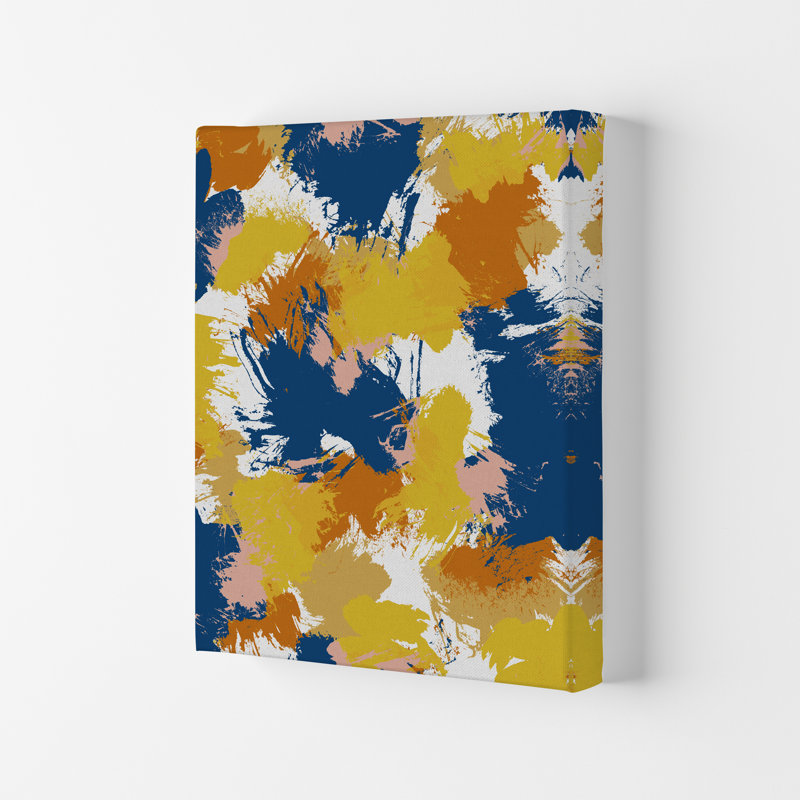Colourful Abstract I - Print, 59.4cm H x 42cm W x 4cm D, Wrapped Canvas