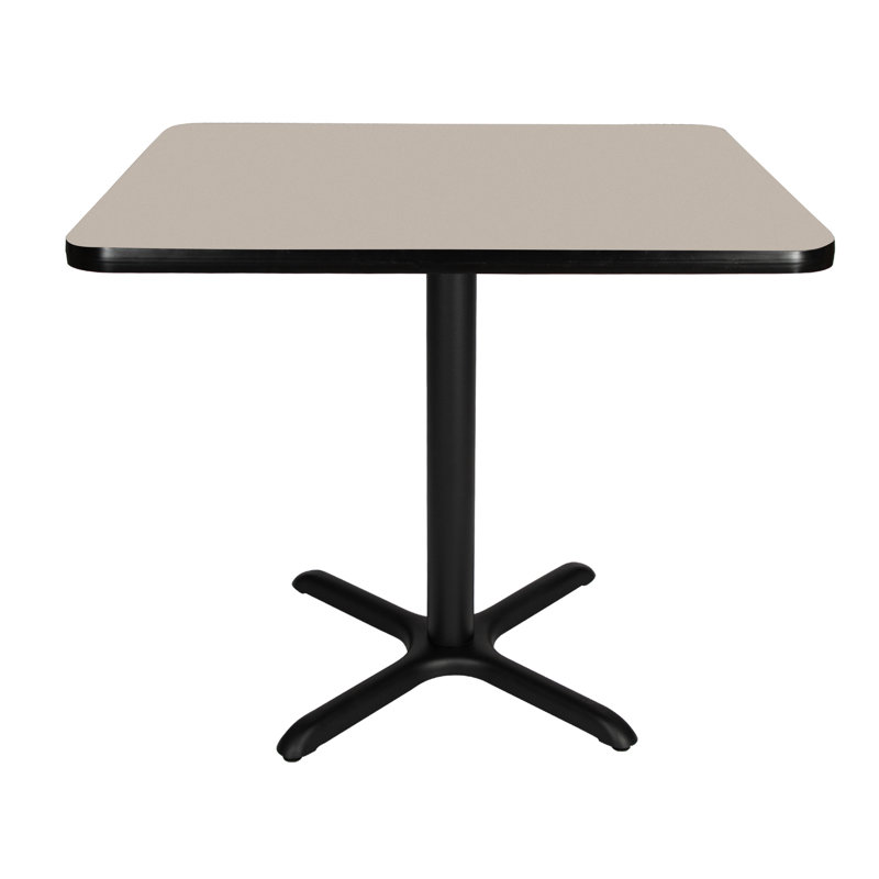 Table basse Bennet, H 30 po x L 36 po x l 36 po, Noir, Gris