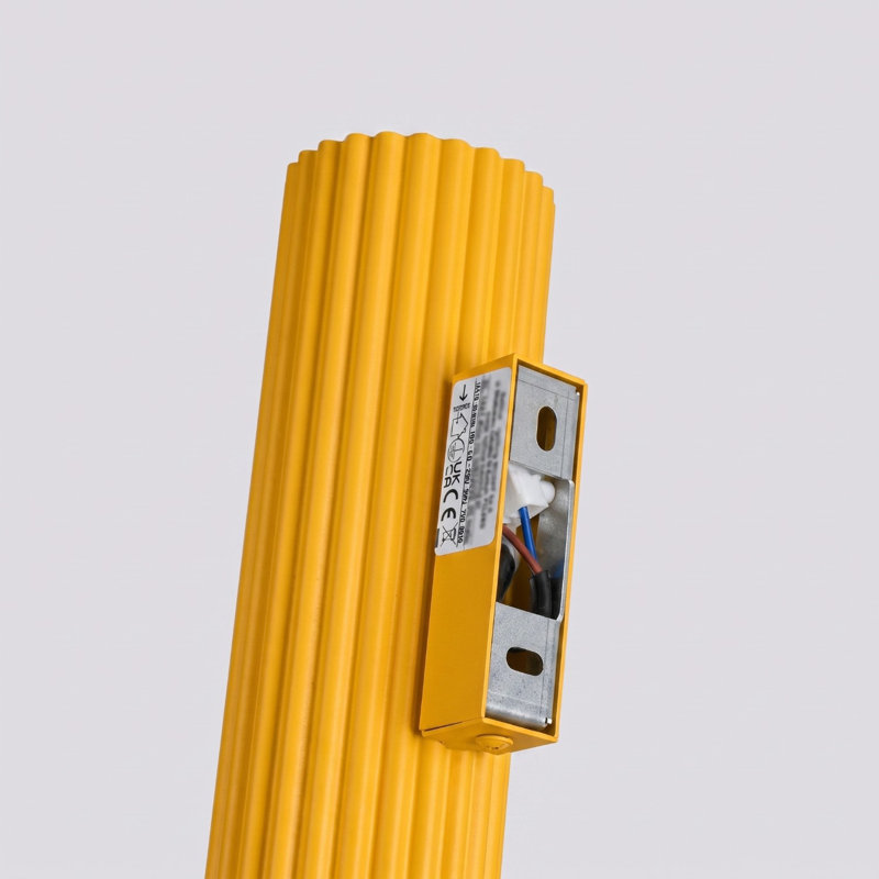 Karbon Aluminium Wall Sconce, Wall lamp KARBON 20 yellow, Yellow, 2 Lights