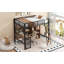Lit mezzanine double en métal avec bureau intégré, garde-robe et tablettes
