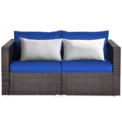 Evodio 2 - Person Patio Conversation Set with Cushions