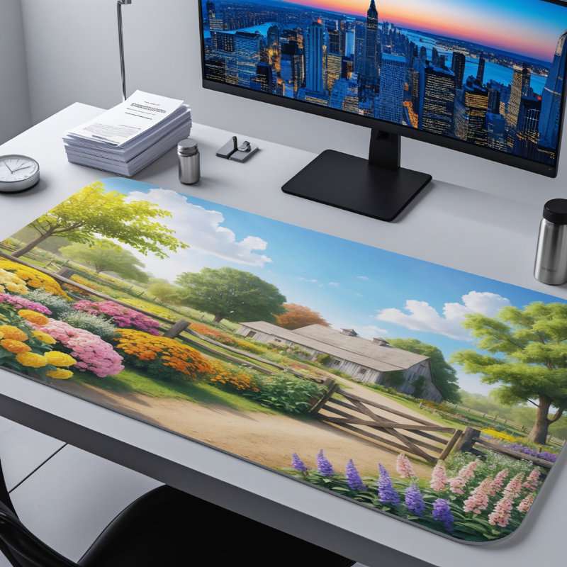 Polyester Desk Pad, 23.6x13.8