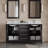 Weddel 63'' Free-standing Double Bathroom Vanity with Quartz Vanity Top-1058590684