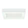 10.5W 5.5" Flush Mount LED Fixture 27K Square Wht 120V