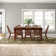 Azizi 8 - Person Extendable Solid Wood Top Four Leg Dining Set