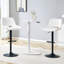 Ensemble de 2 tabourets de bar réglables Modern Modern