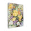 Deetra «Roses With Purple Clematis», reproduction de peinture acrylique sur toile tendue-27486036