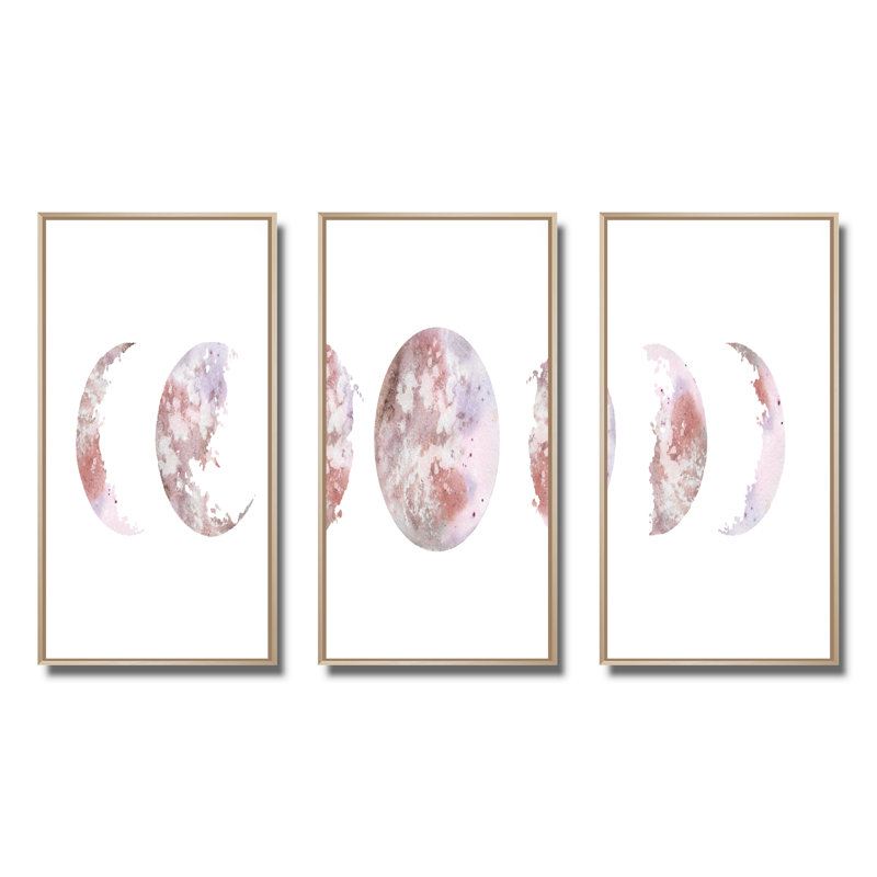 " Moon Phases " 3 - Pieces