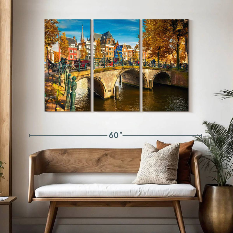 Pont Sirci à Amsterdam, H 32 po x l 50 po
