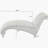 Tufted Armless Chaise Lounge