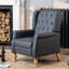 Aloysia 70cm Wide Faux Leather Wing Chair Recliner-522081994