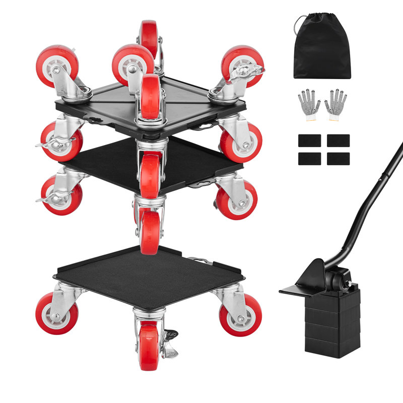 Meuble de rangement robuste à 5 roulettes pour meuble avec capacité de 3474 lb