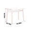 Bureau étroit en bois massif tissé-150917482