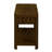 25'' Rectangular Farmhouse End Table With Storage Shelf, Sofa Side Table With Solid Wood Legs For Living Room, Bedroom, Office-13242564