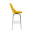 Bacarri Swivel Upholstered Counter Stool with Metal Frame-2096985572