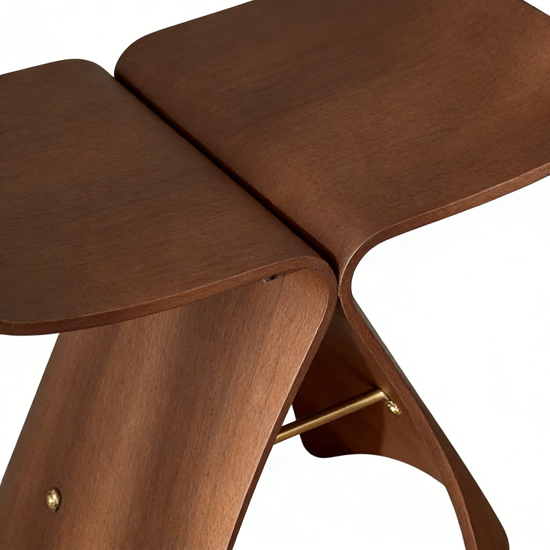 Console Italian Minimalist, Marron foncé