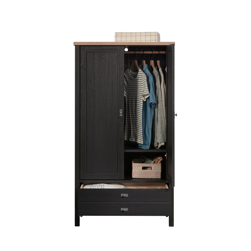 Armoire, finition noire, Noir