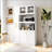 Kitchen Pantry Cabinet With Multi-Functional Pull-Out Multi-Tier Storage Shelf