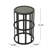 Table For Backyard In Black