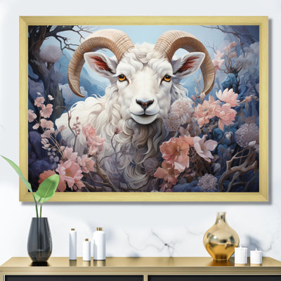 Blanc, mouton blanc, paysages de rêve éthérés