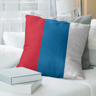 Leather/Suede Reversible Throw Pillow