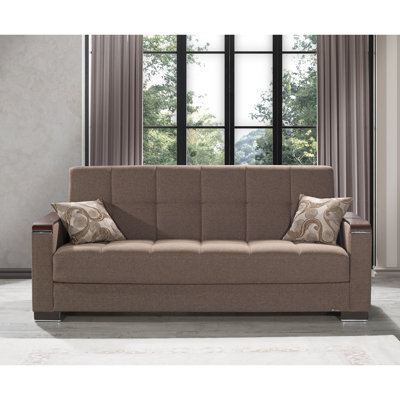 Annalease 88 in. Fabric 3-Seater Twin 3-in-1 Sleeper Sofa Bed with Storage