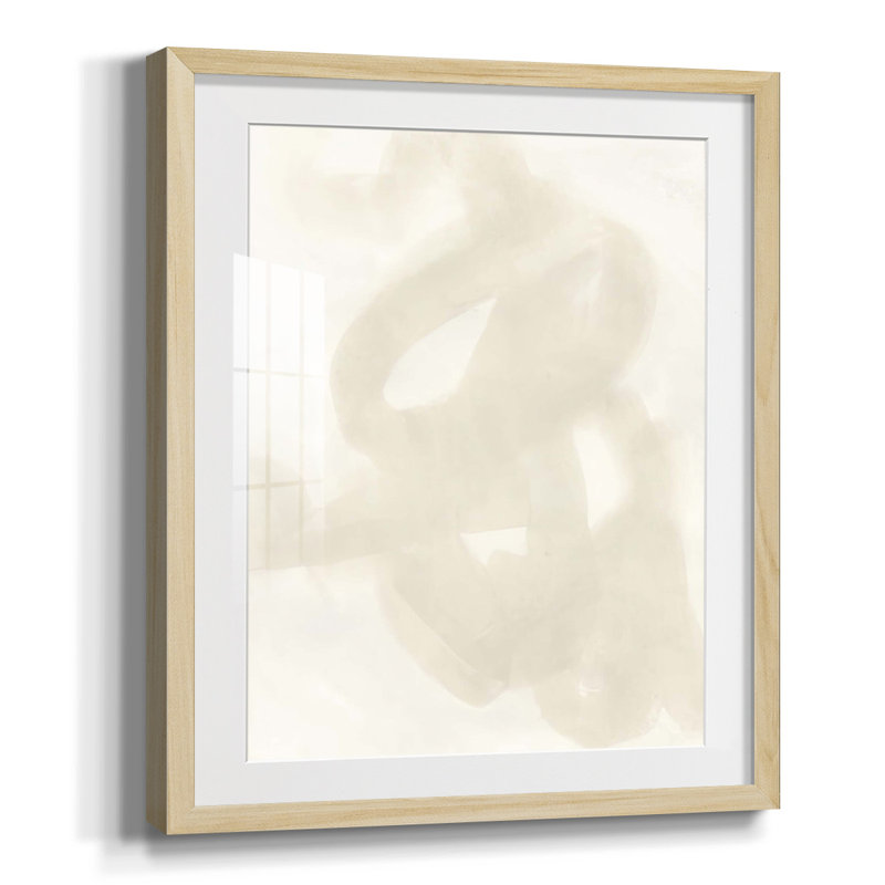 «Lattice Luster III», reproduction encadrée, Blanc, Papier avec cadre naturel