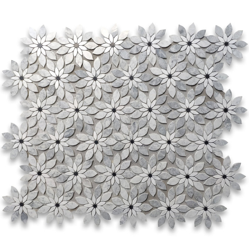 12" x 13" Marble Novelty Mosaic Wall & Floor Tile
