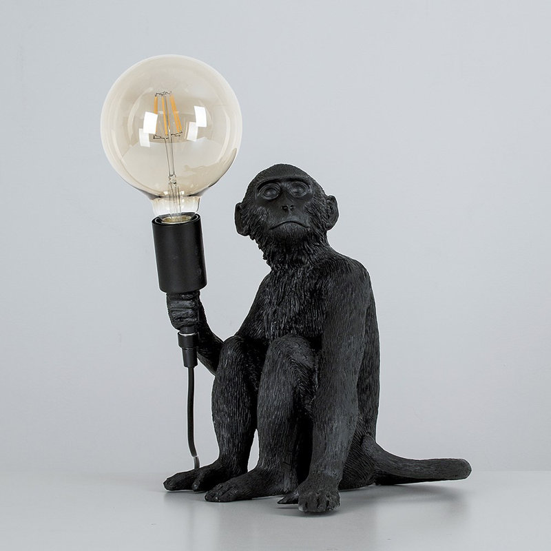 Priscila Novelty Lamp, Black